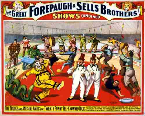 Adam Forepaugh and Sells Bros Circus