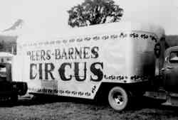 Beers and Barnes Circus truck
