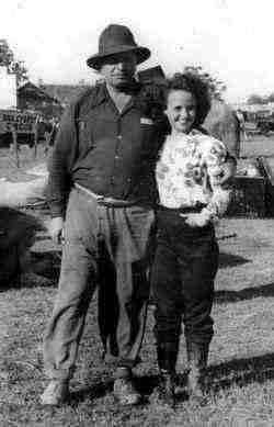 Ben Davenport with his daughter Norman Davenport Cristiani