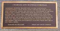 The Charles Landkas Coronas plaque at Sarasota's Circus Ring of Fame.