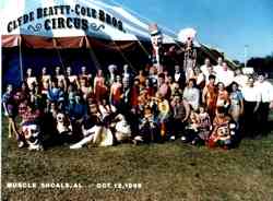 Clyde Beatty Cole Bros Circus group photo 1996