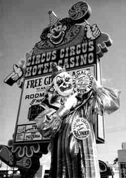 Ernie Blinko Burch at Circus Circus