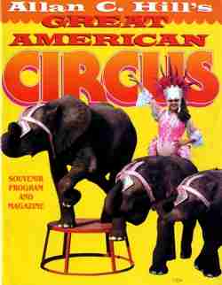 Great American Circus Program