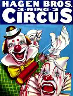 Hagen Brothers Circus Poster