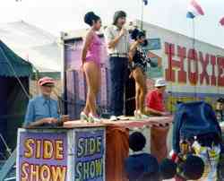 Hoxie Bros. Circus Sideshow