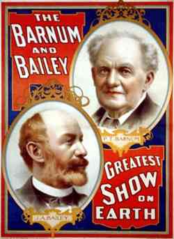 Barnum and Bailey Circus Poster
