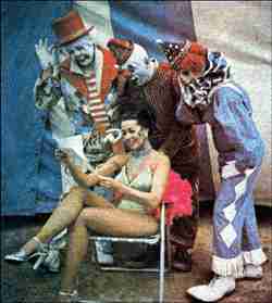 Clown Kenny Dodd on Clyde Cole Bros Circus