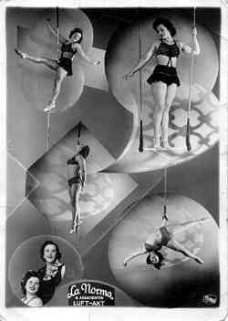 Circus Aerialist and Performer La Norma Fox