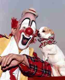 Lou Jacobs and his dog Knucklehead