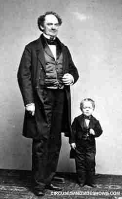 P. T. Barnum and Commodore Nutt