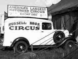 Russell Bros Circus sound car
