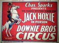 1936 Sparks Bros Circus Poster