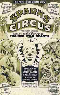 Sparks Circus Poster