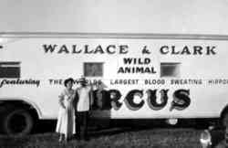 Wallace and Clark Circus truck