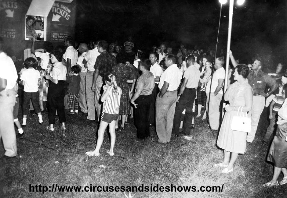 Duke of Paducah Circus midway 1960
