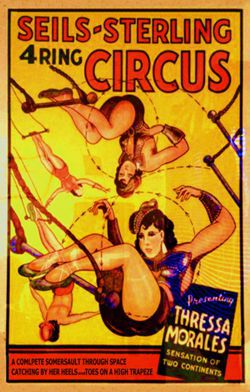 Teresa Morales Circus Poster