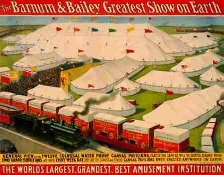 Barnum and Bailey Circus Poster
