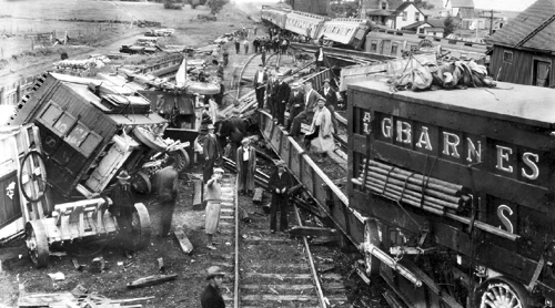 Circus train wrecks