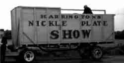 Harrington's Nickle Plate Show circus wagon