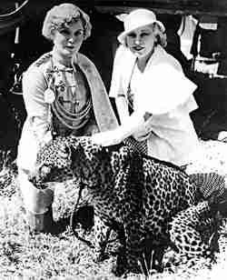 Mae West and tiger trainer Mabel Stark