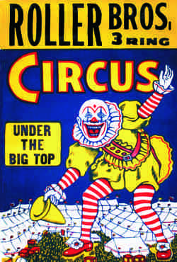 Roller Bros. Circus Poster